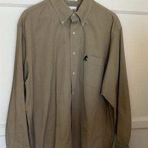 Disney Men's Khaki Button-Down Shirt
